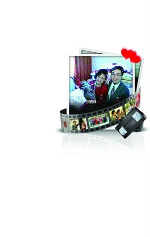 市民捡到18年前婚礼录像带想完璧归赵(组图)_