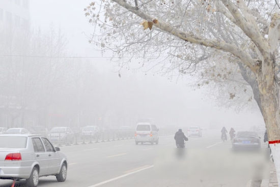 雾霾肆虐 中国雾染最严重的城市