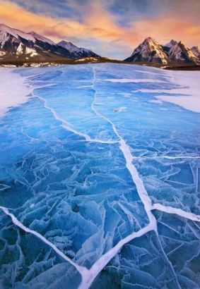 加拿大冰封美景