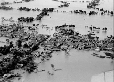 高邮1931年特大洪灾后 美国好人募资修坝引怀